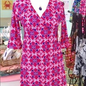 Spunkwear Red Anchor Dress, Large, NWT